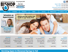 Tablet Screenshot of bishopplumbing247.com